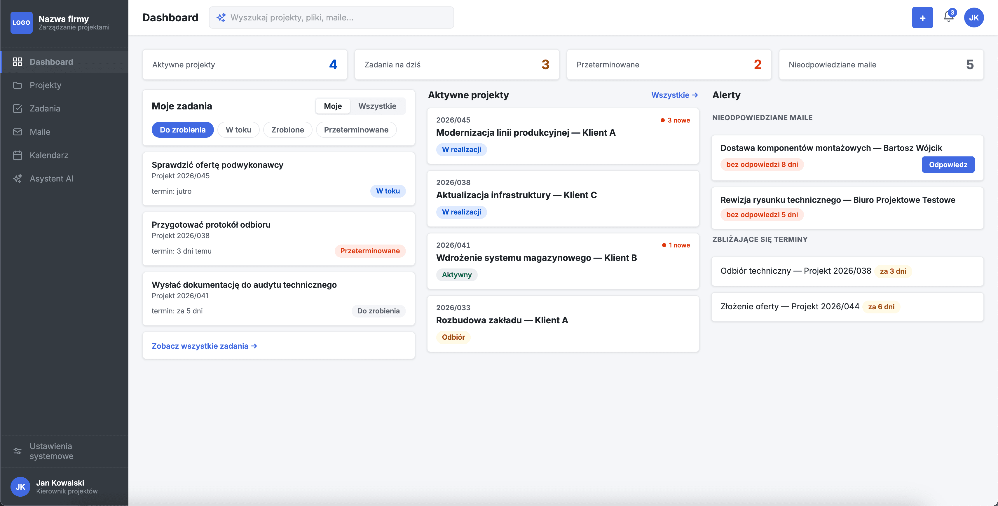 Zrzut ekranu: dashboard.png